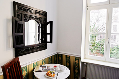 Hotel Berlin Studio Zimmer Sitzecke