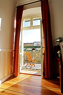 Hotel Berlin Studio Zimmer Balkon