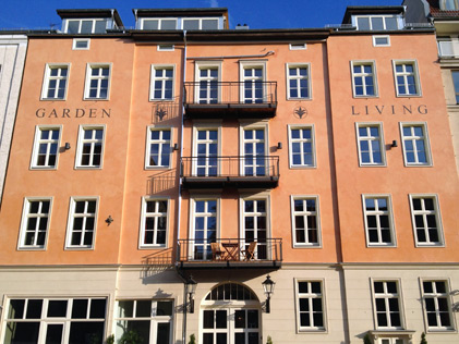 Apartment Hotel Berlin GARDEN LIVING - Ansicht Fassade
